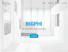 Tablet Screenshot of bigphi.com